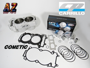 thumbnail image 2 of Wiseco 93mm Stock Bore Piston Kit For Polaris RZR XP 900 2011-2014 – 10.6:1 Compression, Cometic Gaskets – Made In USA 2 of 5